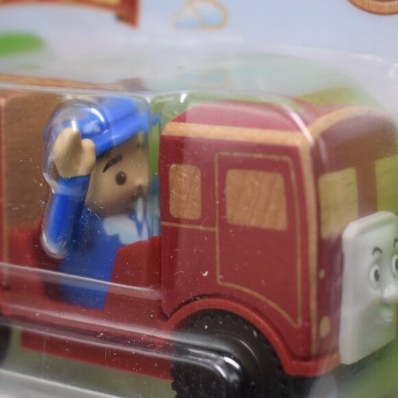 Bertie with Conductor Rare Thomas & Friends Wooden Railway Trains Engine New - Picture 7 of 11